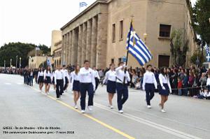 277- Rhodes- Defile Dodecanese grec